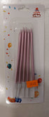 6pc rose gold candles - Preppy Kids (Grand Bazaar)