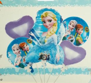 Frozen 5pcs Decoration Balloons - Preppy Kids (Grand Bazaar)