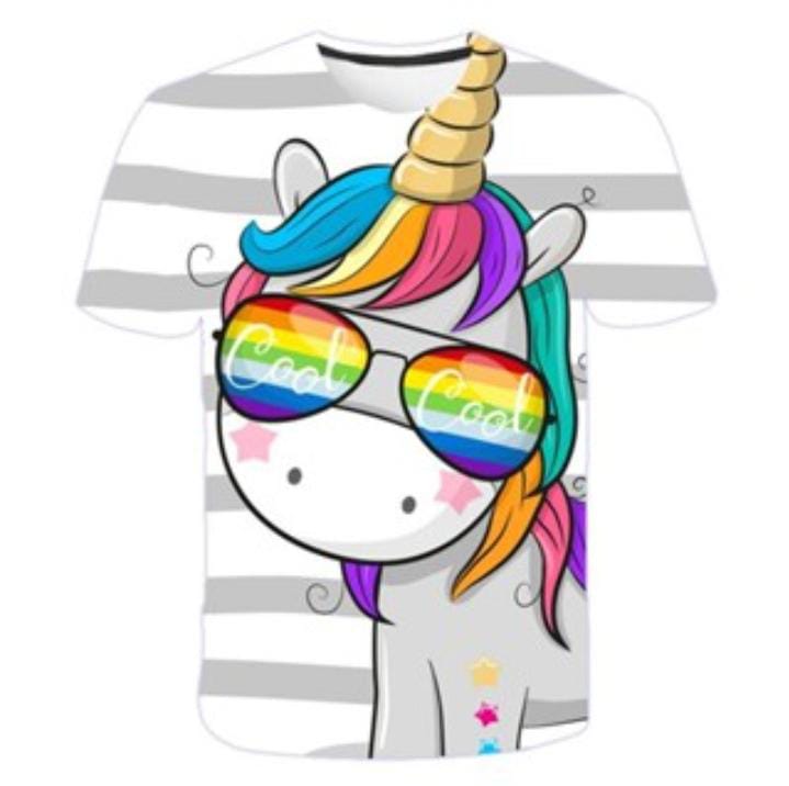 White Unicorn Tshirt - Preppy Kids (Grand Bazaar)