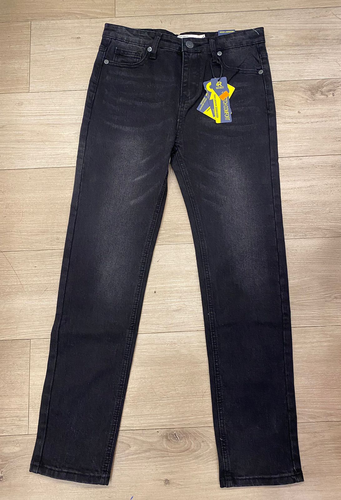 Refinery Republic Stretch Comfort Black Jeans - Preppy Kids (Grand Bazaar)