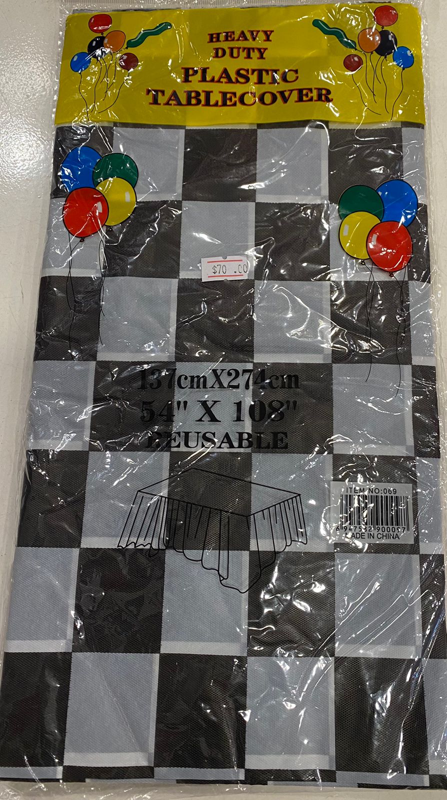 Checkered Tablecloth - Preppy Kids (Grand Bazaar)