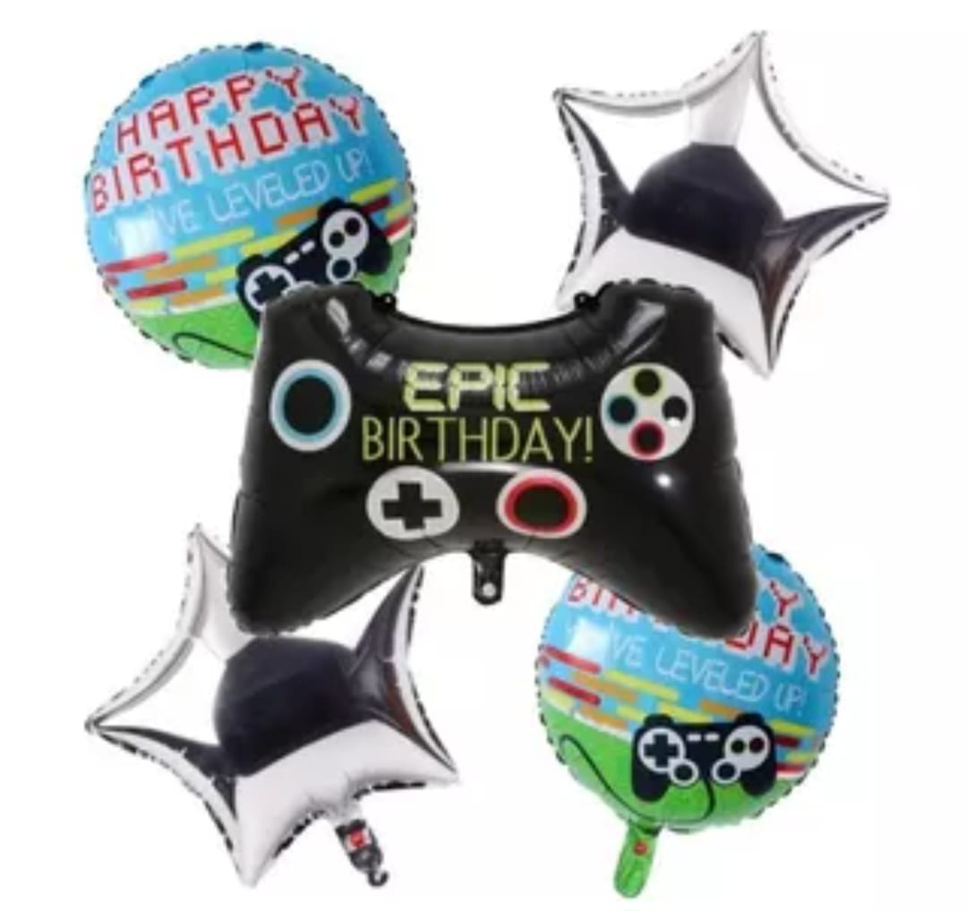 Game foil 5pc balloon set epic Fortnite - Preppy Kids (Grand Bazaar)