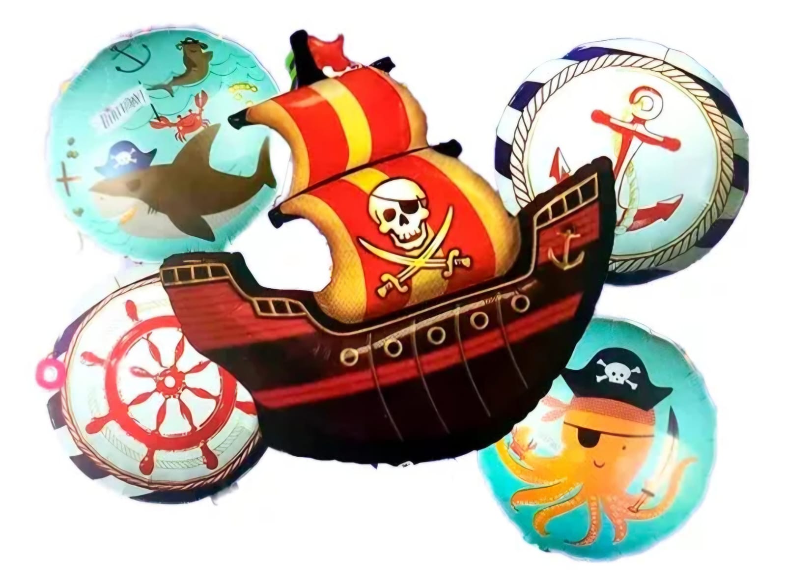 Pirate 5pc Balloon Set - Preppy Kids (Grand Bazaar)