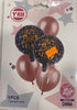 Black and Rose Gold Foil and Latex Happy Birthday Balloons 5pc - Preppy Kids (Grand Bazaar)