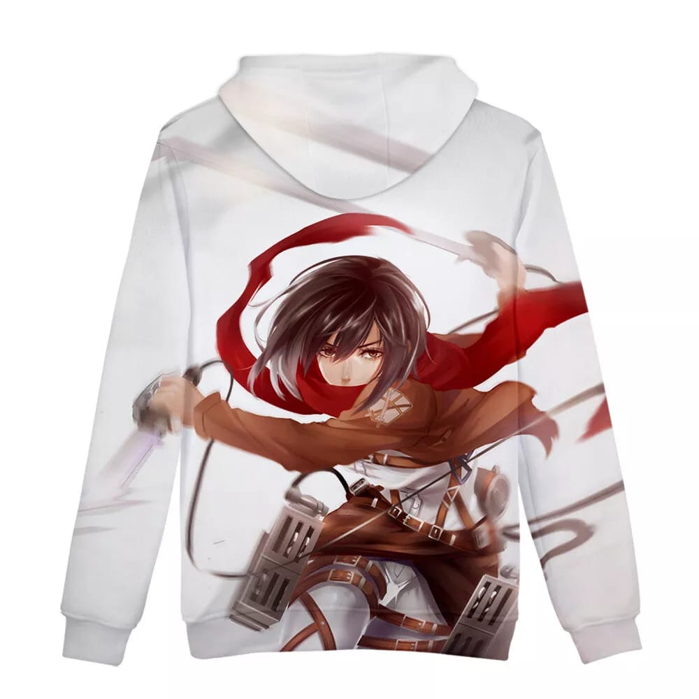 Attack on titan mikasa hoodie sale