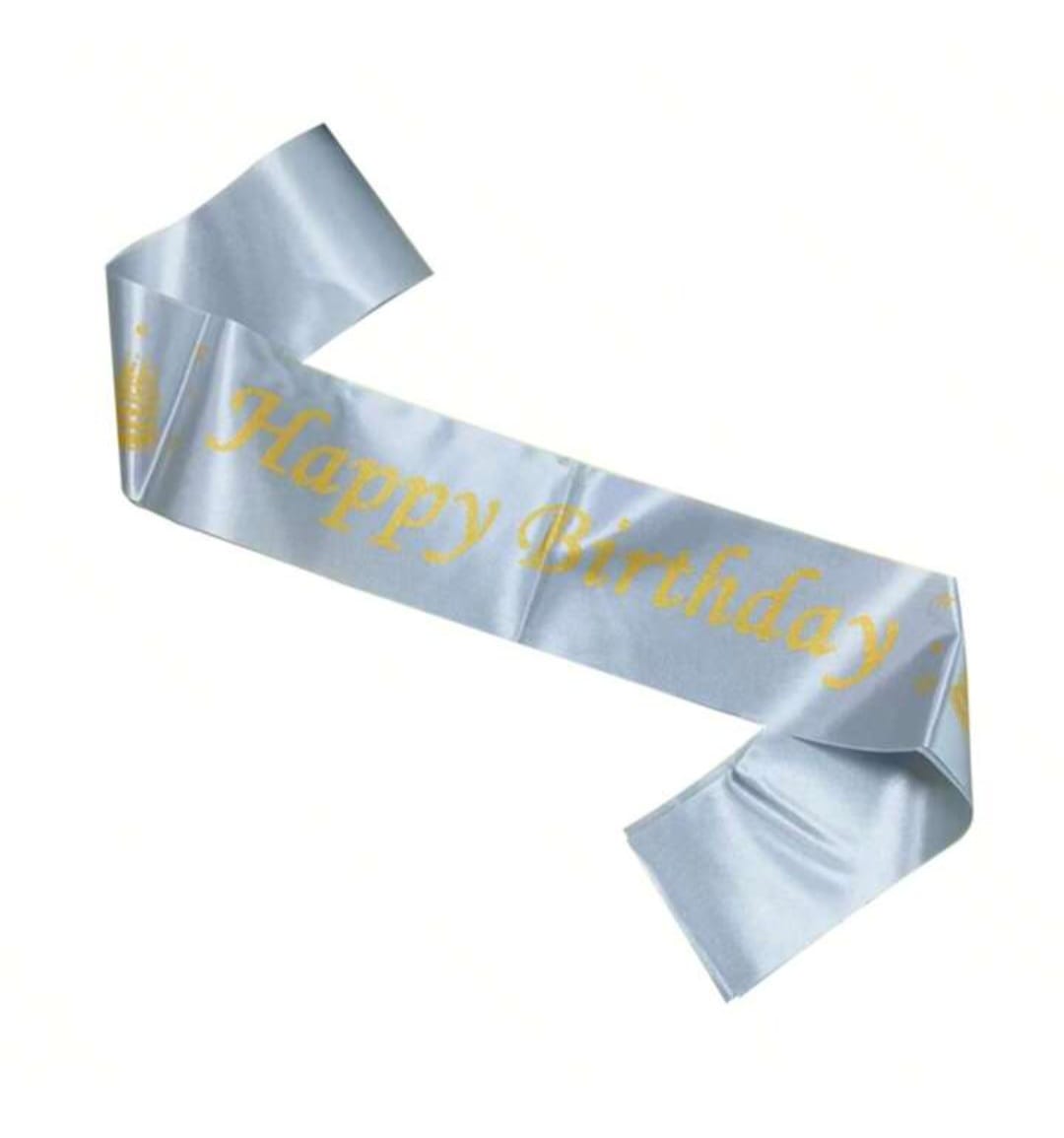 Happy Birthday Sash Grey - Preppy Kids (Grand Bazaar)