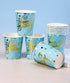 Sky Blue Happy Birthday Cups - Preppy Kids (Grand Bazaar)