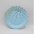7" Blue and gold dot plates - Preppy Kids (Grand Bazaar)