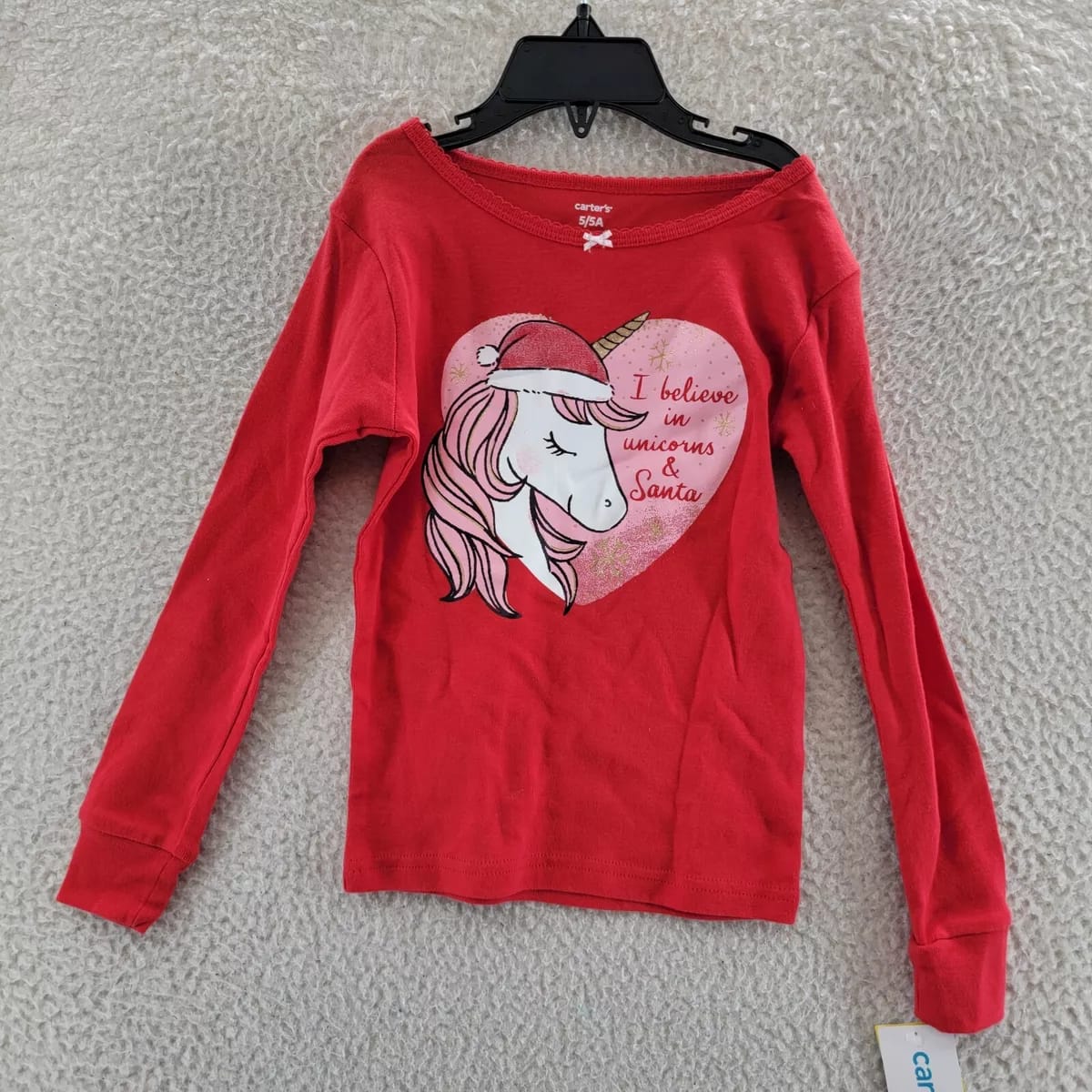 "I believe in Unicorns & Santa" Long Sleeve