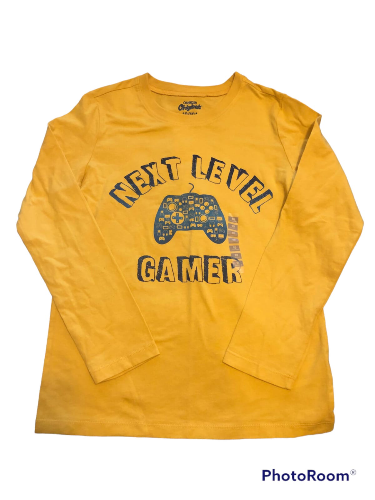 "Next Level Gamer" Yellow Long Sleeve