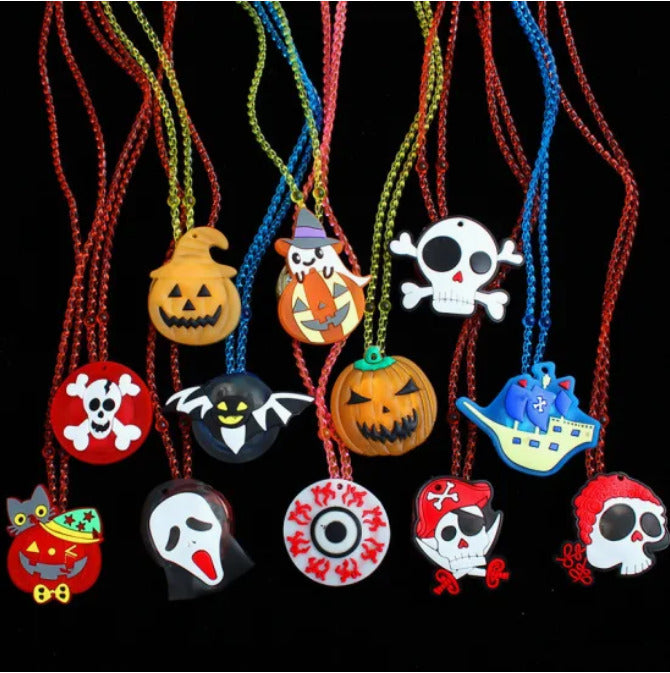 Halloween Light up necklaces chain Led - Preppy Kids (Grand Bazaar)
