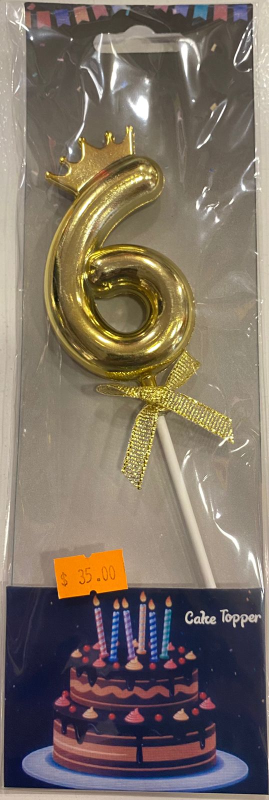 Gold Crown Cake Toppers 6 - Preppy Kids (Grand Bazaar)