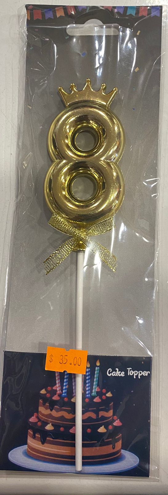 Gold Crown Cake Toppers 8 - Preppy Kids (Grand Bazaar)