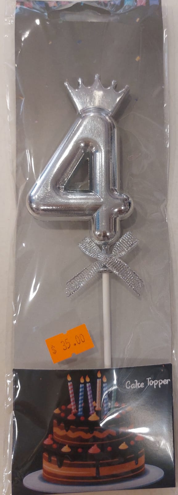 Silver Crown Cake Toppers4 - Preppy Kids (Grand Bazaar)