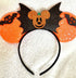 Orange mickey Halloween Headband with bats - Preppy Kids (Grand Bazaar)