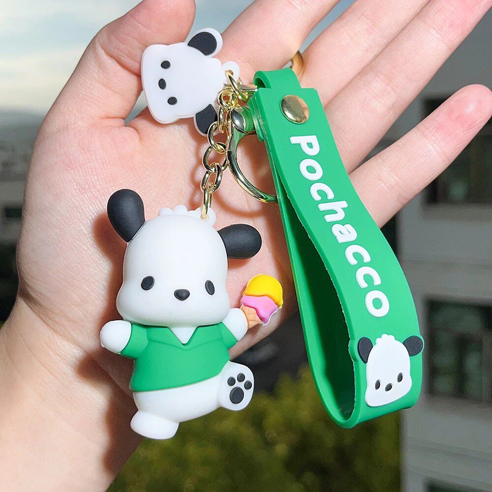 Mini Pochacco keychain - Preppy Kids (Grand Bazaar)