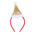 Christmas gold santa hat headband - Preppy Kids (Grand Bazaar)