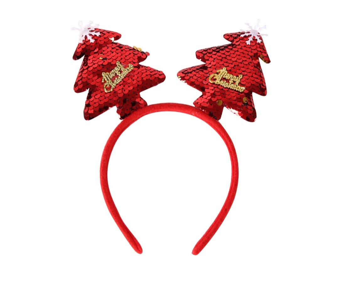 Red Christmas Tree Headband - Preppy Kids (Grand Bazaar)