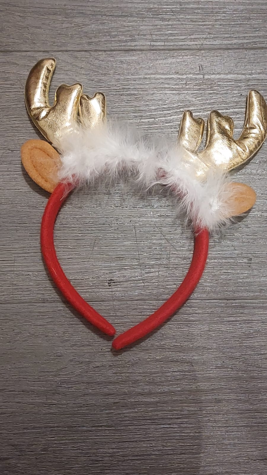Gold Raindeer Ears Headband without bell - Preppy Kids (Grand Bazaar)
