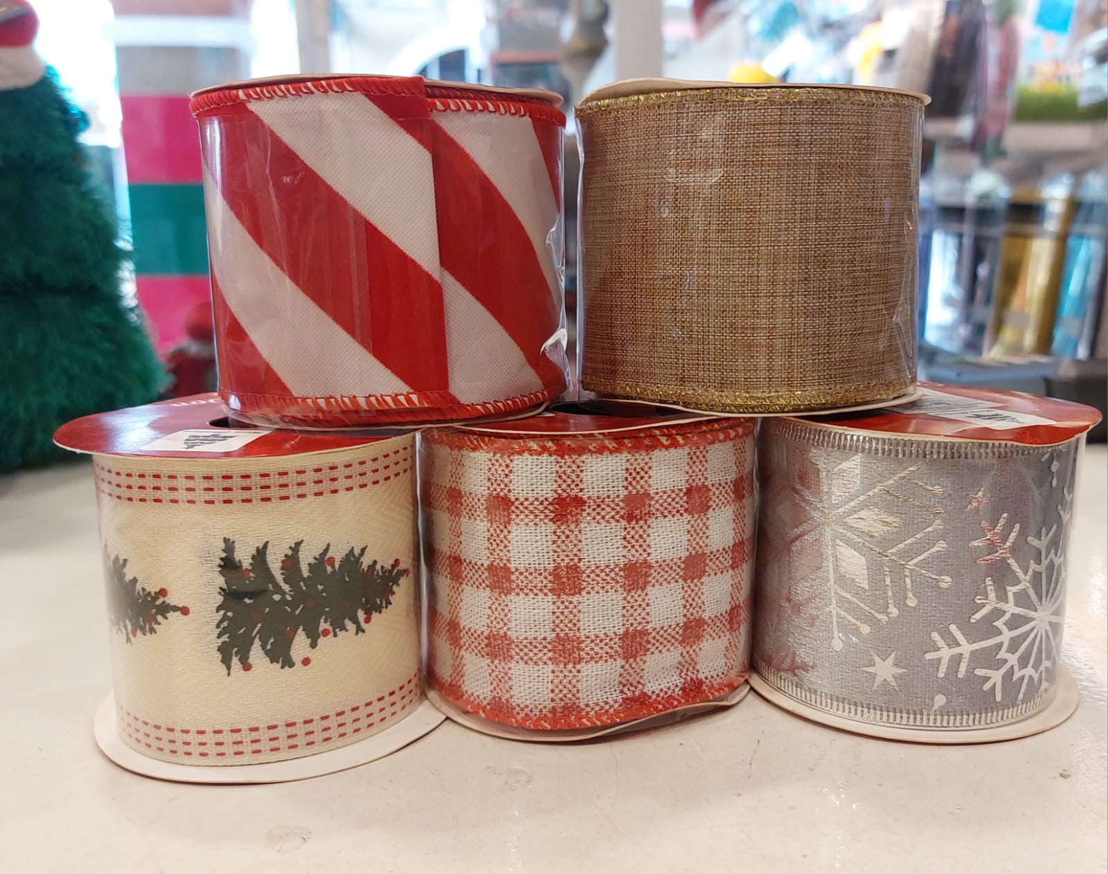 Christmas Cloth Ribbon - Preppy Kids (Grand Bazaar)