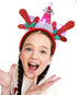 Mini Red and Gold Merry Christmas LED headband - Preppy Kids (Grand Bazaar)