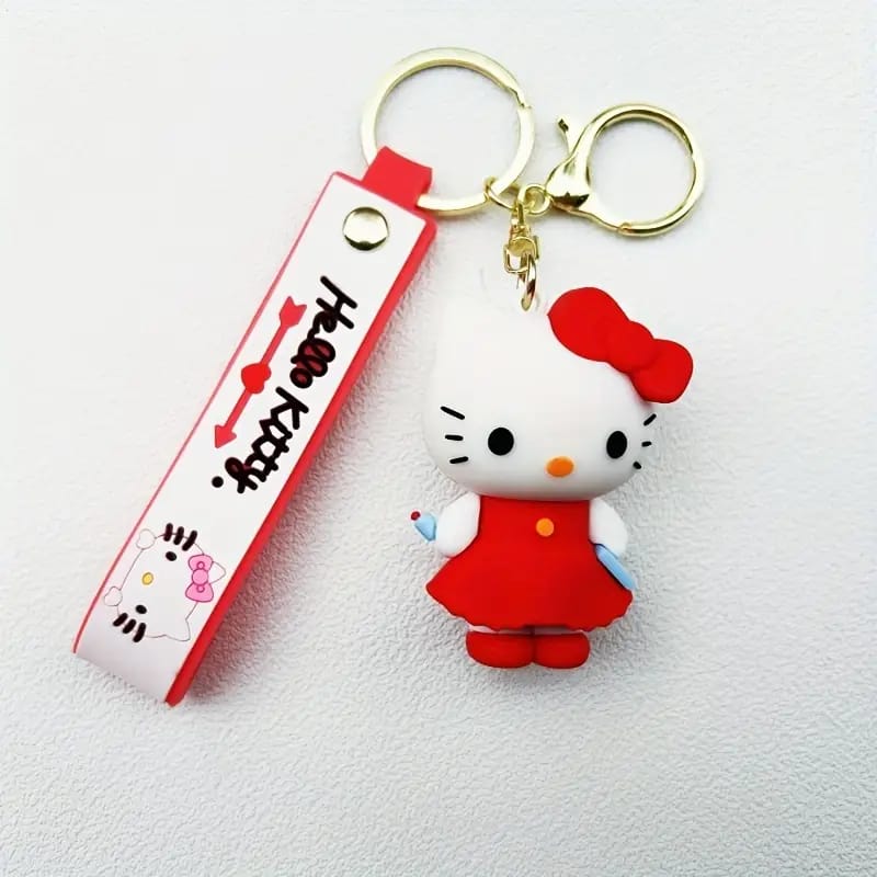 Hello Kitty Red Dress Keychain - Preppy Kids (Grand Bazaar)