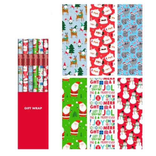 Christmas Gift Paper By The Roll - Preppy Kids (Grand Bazaar)