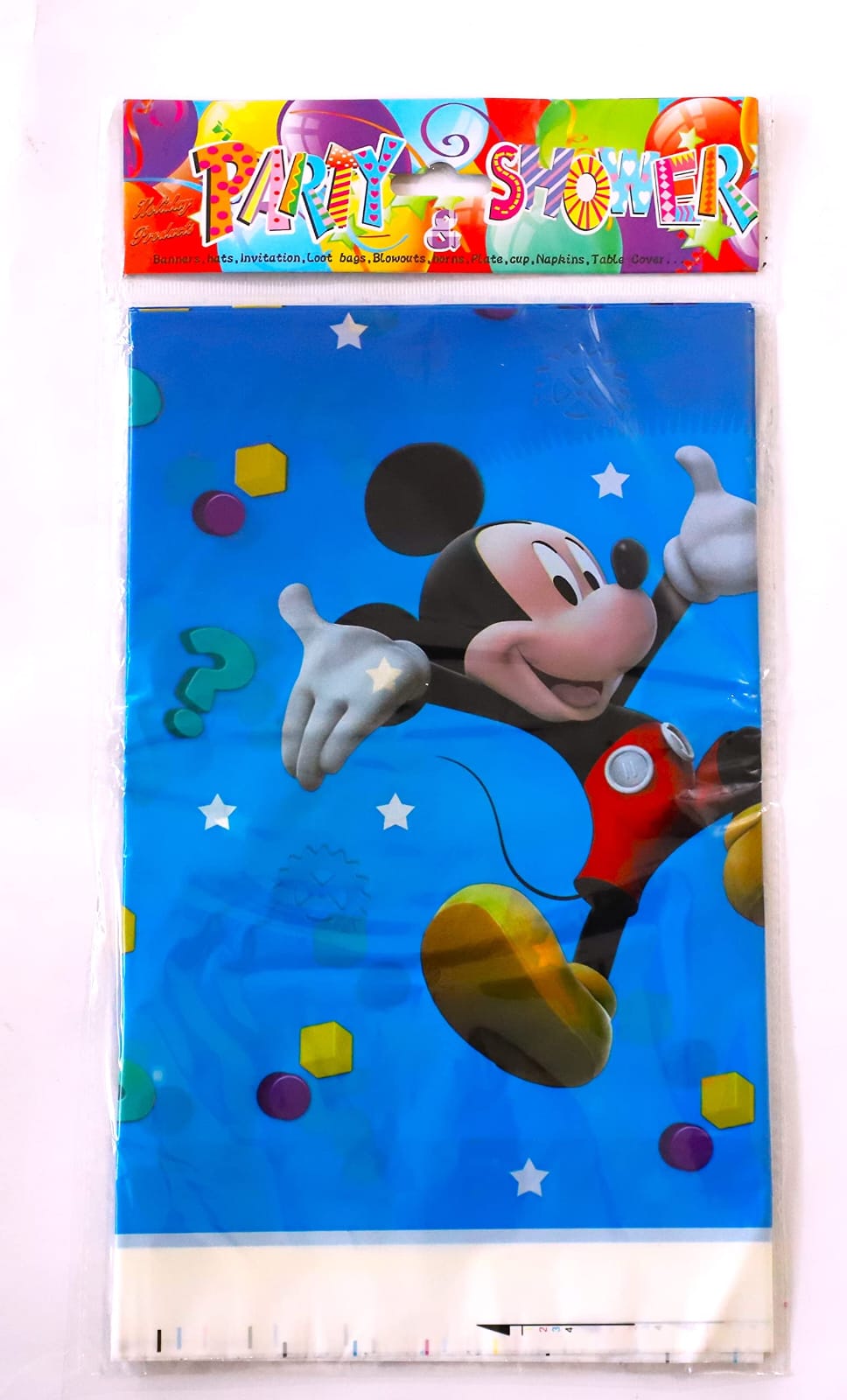 Mickey Mouse Blue Party Tablecloth - Preppy Kids (Grand Bazaar)