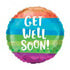 10" Get Well Soon Colourful Foil Balloon - Preppy Kids (Grand Bazaar)