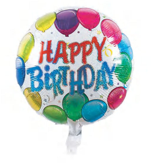 Balloon Happy Birthday 18 inch Foil Balloon - Preppy Kids (Grand Bazaar)