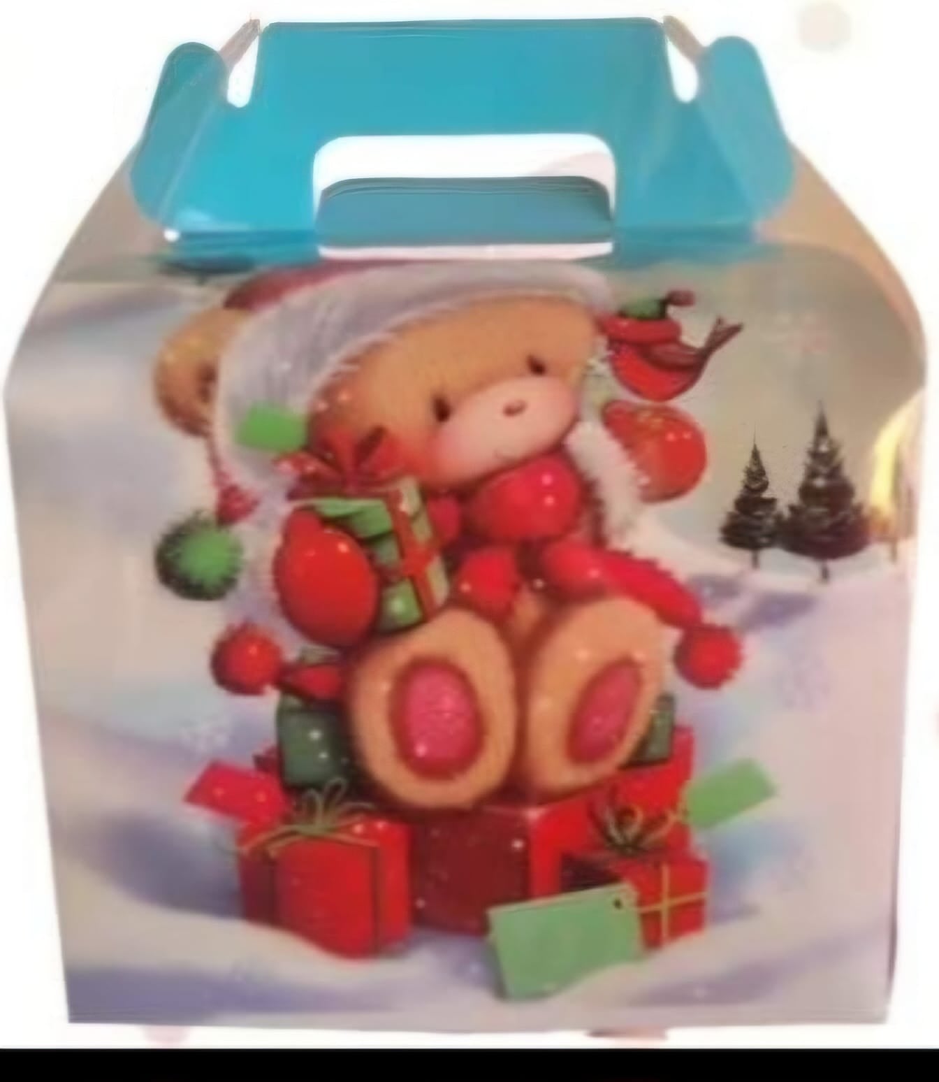 Christmas Plastic Treat Boxes - Preppy Kids (Grand Bazaar)