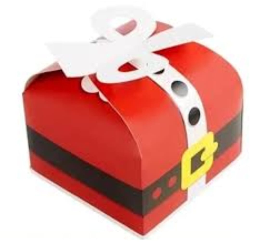 Christmas Cardboard Treat Boxes - Preppy Kids (Grand Bazaar)