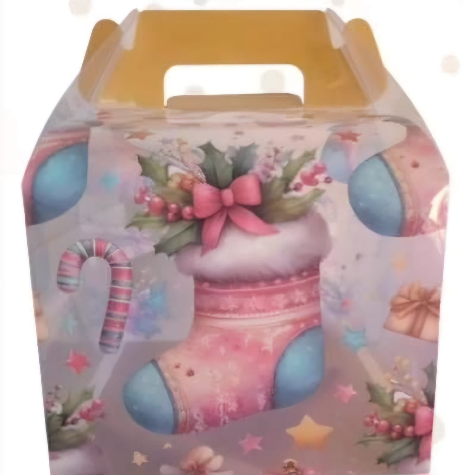 Christmas Plastic Treat Boxes - Preppy Kids (Grand Bazaar)