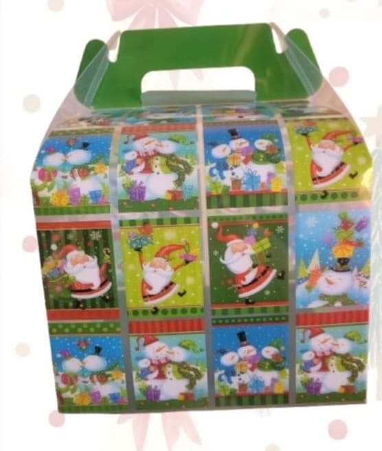 Christmas Plastic Treat Boxes - Preppy Kids (Grand Bazaar)