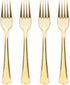 12 pc Gold Plastic Forks - Preppy Kids (Grand Bazaar)