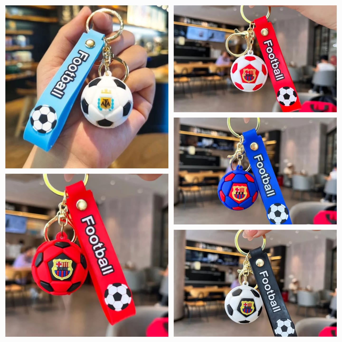 Football Clubs Keychains - Preppy Kids (Grand Bazaar)