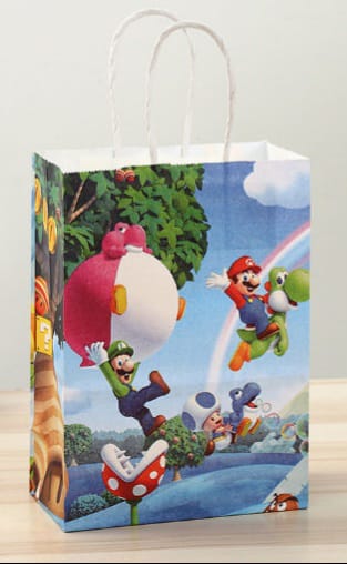 Mario Brothers Kraft Bag - Preppy Kids (Grand Bazaar)