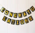 congratulations banner black and gold - Preppy Kids (Grand Bazaar)
