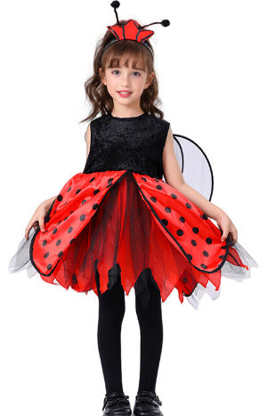 Ladybug Tutu Dress insect Kids Cosplay Outfit costume - Preppy Kids (Grand Bazaar)