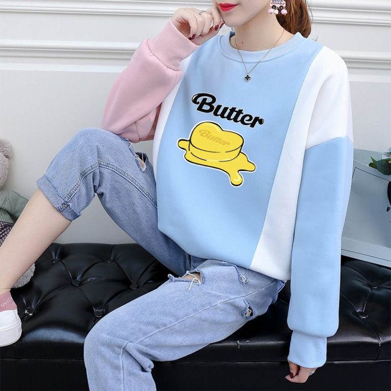 BTS Butter Sweater (Blue Pink) - Preppy Kids (Grand Bazaar)