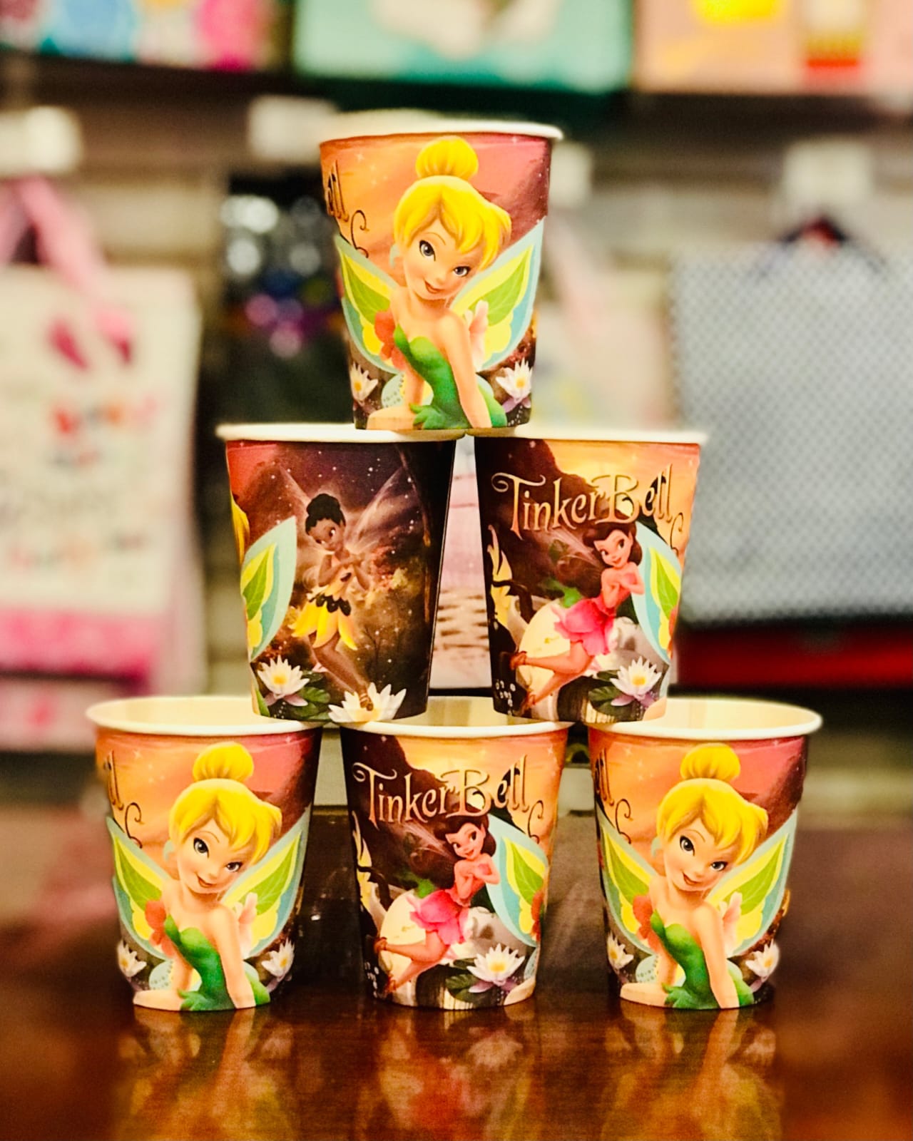 Tinkerbell 6 party cups - Preppy Kids (Grand Bazaar)