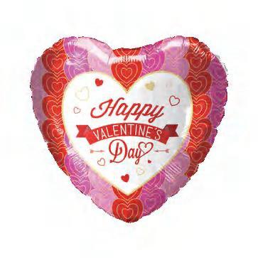 Happy Valentines Small Heart Foil Balloon - Preppy Kids (Grand Bazaar)