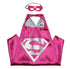 Supergirl Pink Cape and Mask - Preppy Kids (Grand Bazaar)