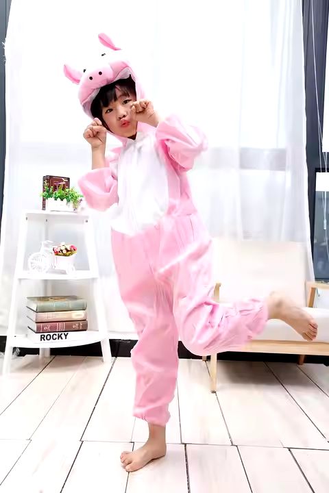 Pig Kids Animal Cosplay Outfit - Preppy Kids (Grand Bazaar)