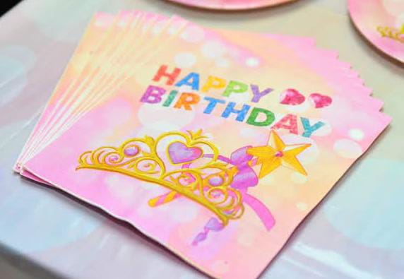 Happy Birthday Princess Napkins (20pcs) - Preppy Kids (Grand Bazaar)