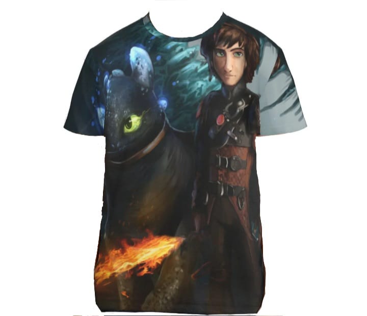 How to Train A Dragon 3D Tshirt