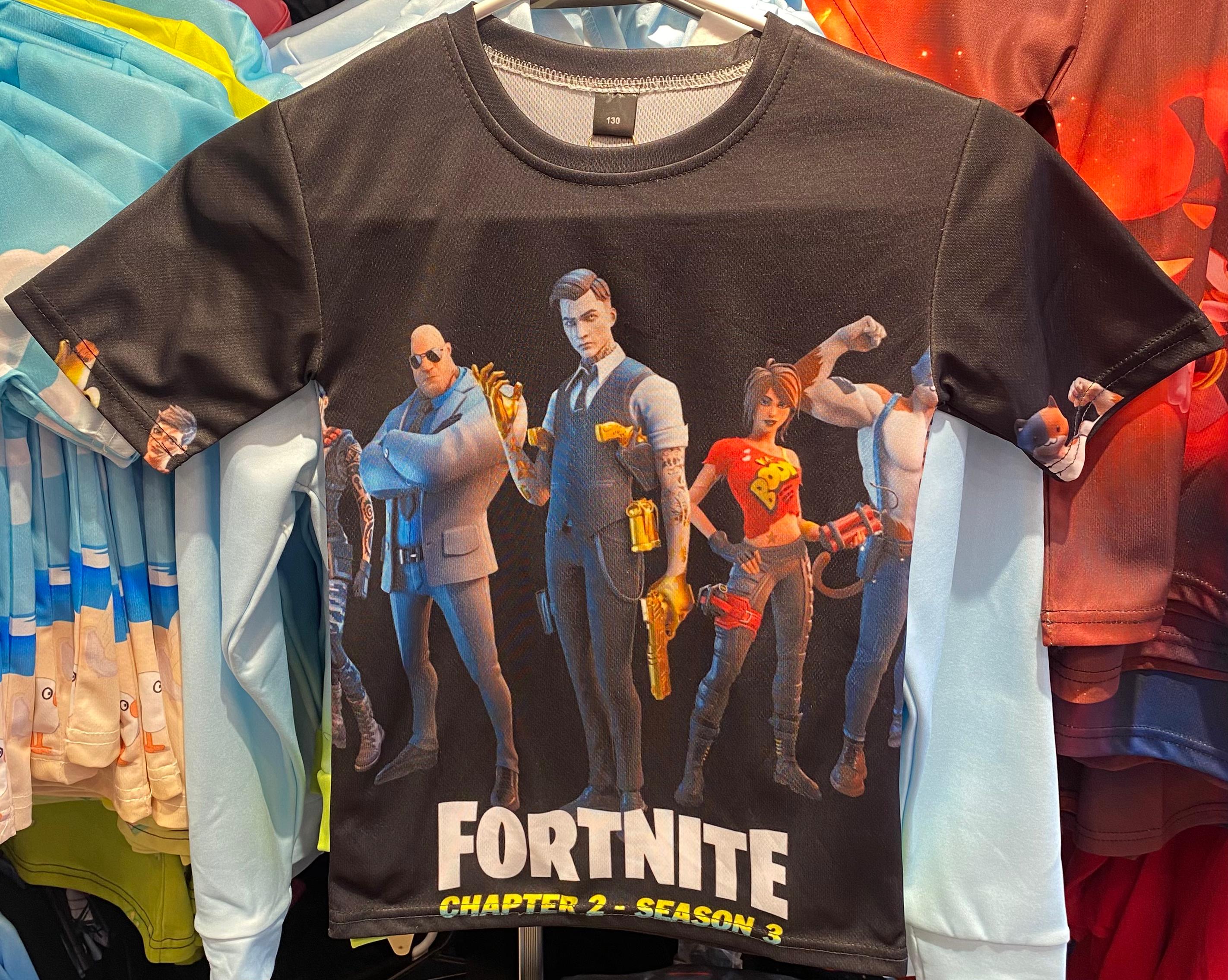 Fortnite Tshirt Chapter 2 Season 3 Midas Tshirt - Preppy Kids (Grand Bazaar)