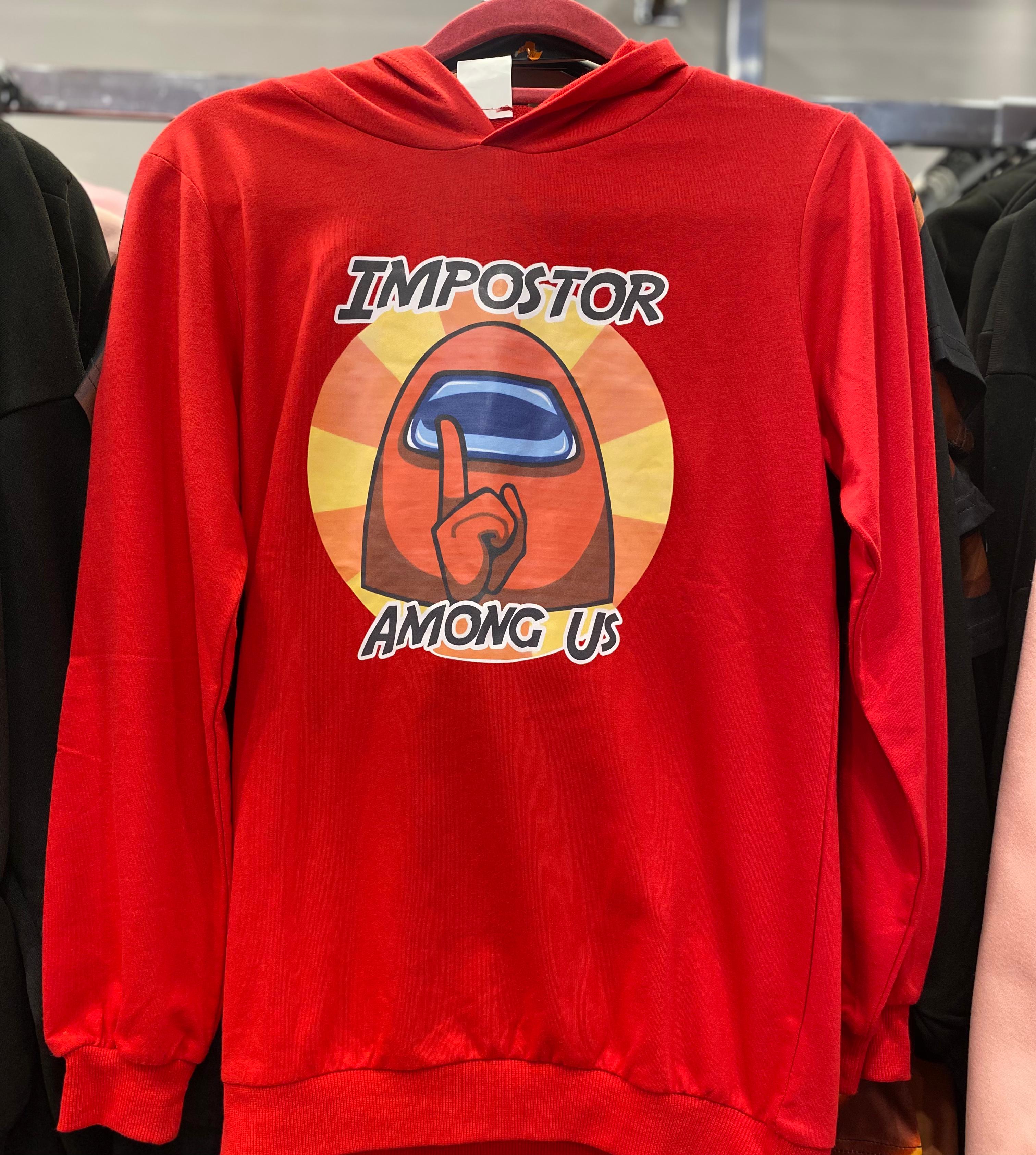 Among Us Imposter SALE Hoodie(Red) - Preppy Kids (Grand Bazaar)