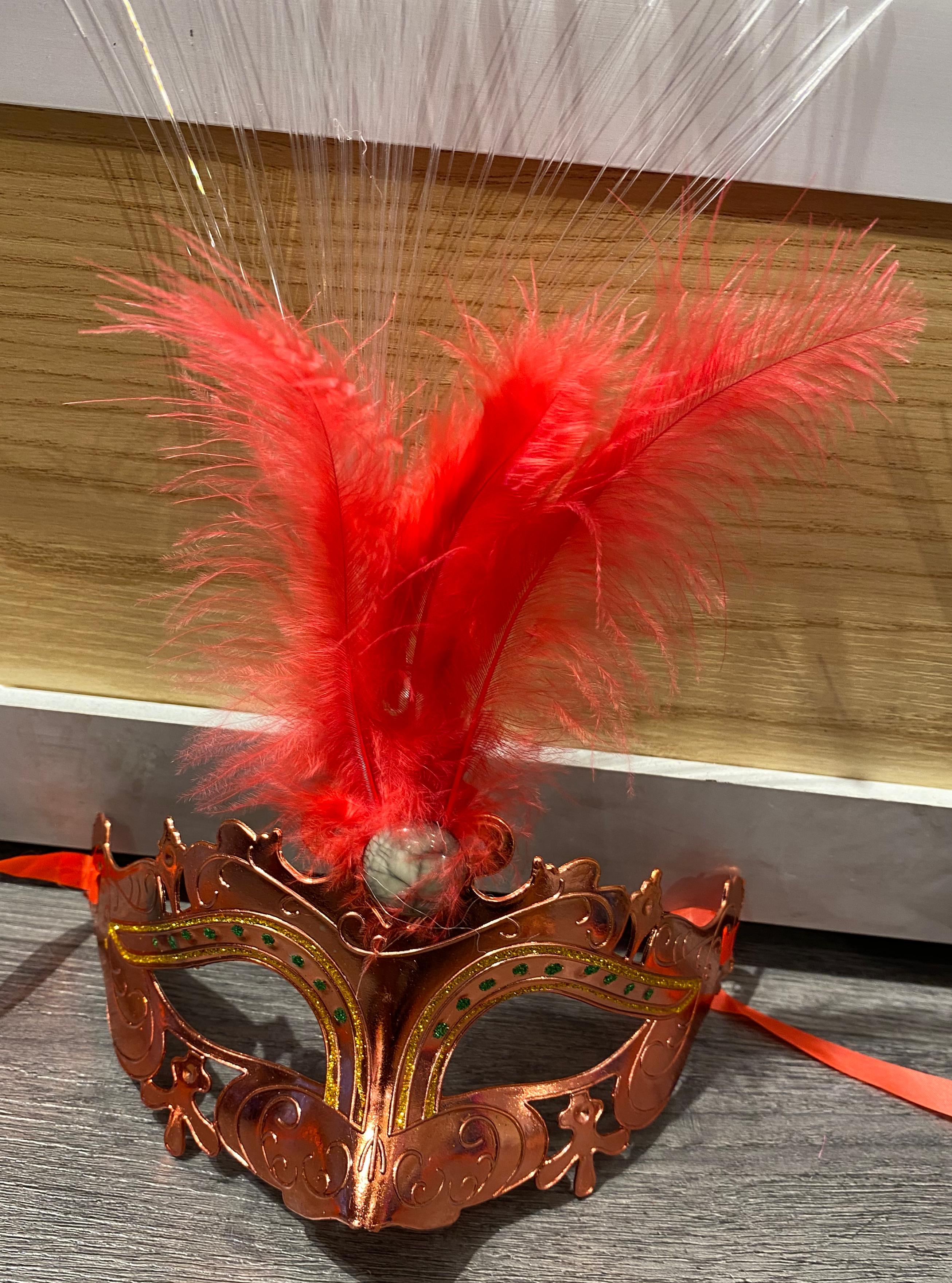Masquerade Carnival Light Up Mask(Red) - Preppy Kids (Grand Bazaar)
