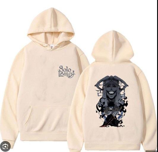 Solo Leveling Khaki Pullover Hoodie - Preppy Kids (Grand Bazaar)